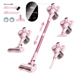 Homeika Homeika H318 300W 23KPa Cordless Vacuum Cleaner, Pink