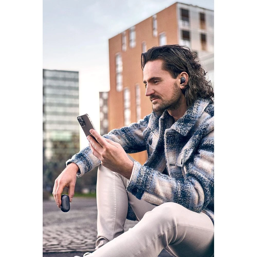 Philips PHILIPS TAT4556BK/00 T4556 True Wireless Headphones With Active Noise Canceling (ANC) And IPX4 Water Resistance, Black 2 Philips PHILIPS TAT4556BK/00 T4556 True Wireless Headphones With Active Noise Canceling (ANC) And IPX4 Water Resistance, Black - Image 2