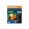 Epson® Epson EpsonT1261-5-SVH DURABrite T126 Series Ink, Multi Pack