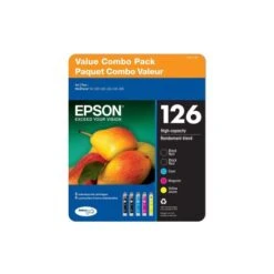EpsonĀ® Epson EpsonT1261-5-SVH DURABrite T126 Series Ink, Multi Pack