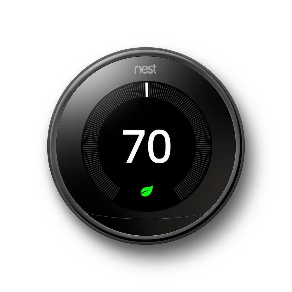 Google Google T3018US Nest Learning Thermostat, 3rd Gen, Smart Thermostat, Mirror Black, Works With Alexa 1 Google Google T3018US Nest Learning Thermostat, 3rd Gen, Smart Thermostat, Mirror Black, Works With Alexa