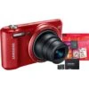 Samsung Samsung EC-WB35FZBPR-3A-KIT Red WB35F Digital Camera With 16.2 MP And 12x Optical Zoom