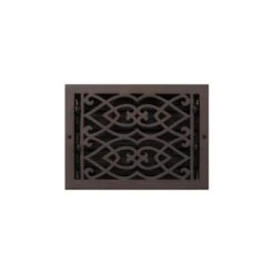 Signature Hardware Signature Hardware SH551132ORB VIC814BR-ORB -WC - Solid Brass Wall Pre-Drilled Register With Louvers - 8" X 14" - Oil Rubbed Bronze