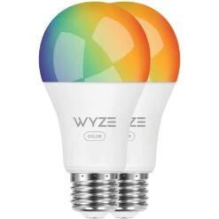 Wyze Labs Wyze Labs WLPA19C2PK Smart Wyze Bulb, 2-Pack, Color, 2 Count