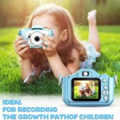 URHOMEPRO URHOMEPRO CamerasI5481 Kids Toys Camera For 3-6 Year Old Girls Boys, Blue