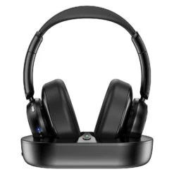 Holdsound Holdsound K2 Wireless Headphones For TV - BKM500 With Multifunctional Base Set Optical, AUX, RCA, Plug & Play, 98FT Farther Range,35hr Audio Playtime