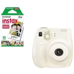 Fujifilm Fujifilm 7s Instax Mini White + 10 Exposures Instant Film Camera -Digitopia Deals Store d997962caff3485ca3dda03be11f3229