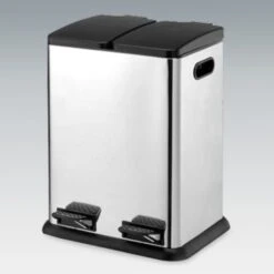 Neu Home Neu Home 4942W Organize It All Square Step On Recycling Bin