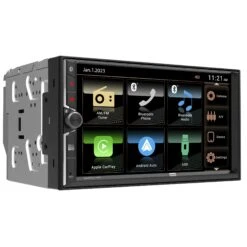 Dual Electronics Dual Electronics XDCPA73W 7 Inch Car Stereo Head Unit Double DIN Wired And Wireless Apple Car Play Android Auto With Bluetooth