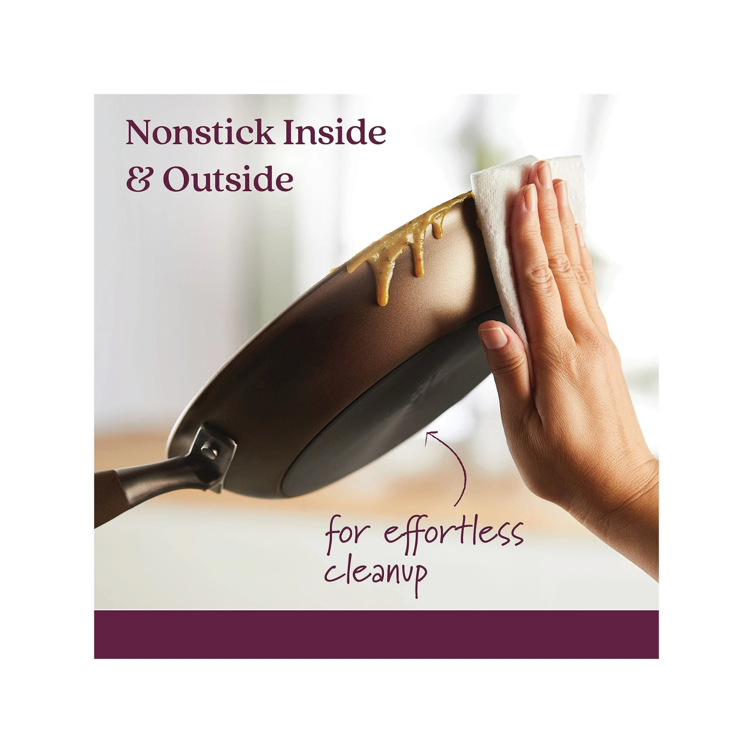 Anolon Anolon Advanced Home Hard Anodized 5-Qt. Saute Pan With Lid And Helper Handle - BRONZE ONE SIZE 3 Anolon Anolon Advanced Home Hard Anodized 5-Qt. Saute Pan With Lid And Helper Handle - BRONZE ONE SIZE - Image 3