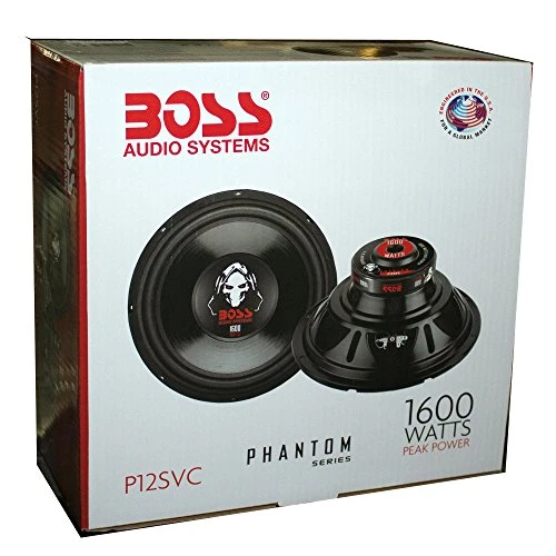 VipOutlet BOSS Audio Systems BOSP12SVC Phantom Series Single-Voice Coil Subwoofer, 12" 4 VipOutlet BOSS Audio Systems BOSP12SVC Phantom Series Single-Voice Coil Subwoofer, 12" - Image 4
