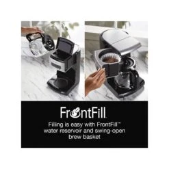 Proctor Silex Proctor Silex Frontfill' Programmable 12 Cup Coffee Maker 43687 - BLACK ONE SIZE 6 Proctor Silex Proctor Silex Frontfill' Programmable 12 Cup Coffee Maker 43687 - BLACK ONE SIZE -Digitopia Deals Store dc60494a96af42a7912611647ce92b0f
