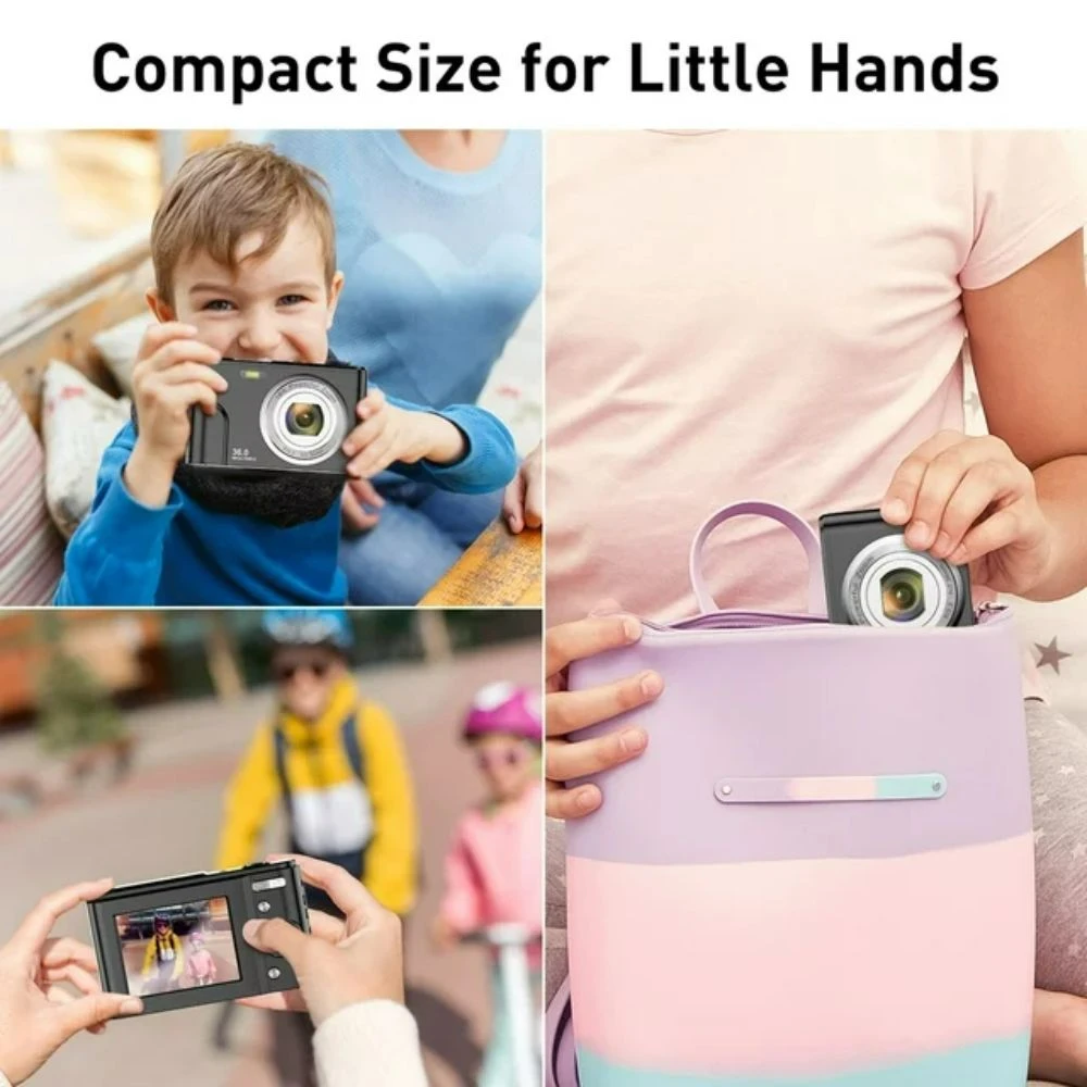 ACTITOP ACTITOP DC311L-BLACK Kids' Digital Camera Black (36MP) 4 ACTITOP ACTITOP DC311L-BLACK Kids' Digital Camera Black (36MP) - Image 4