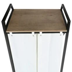 Better Homes & Gardens Better Homes & Gardens BH-A23-06-21 Jace Laundry Sorter Cart With Metal Frame -Digitopia Deals Store df79122f2c97456d8a074747f0a3b278