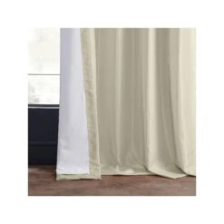 Exclusive Fabrics & Furnishing Exclusive Fabrics & Furnishing Pleated Vintage Textured Faux Dupioni Energy Saving Blackout Pinch Pleat Single Curtain Panel - Off White -Digitopia Deals Store e3446c85ffa54e179d7998c38571756e 488e7a10 6a64 44bf 8911 ae288023ae1d