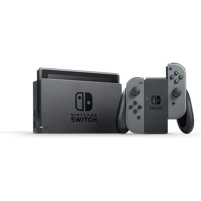 Nintendo Nintendo Switch Console With Gray Joy Con And MightySkins Voucher 1 Nintendo Nintendo Switch Console With Gray Joy Con And MightySkins Voucher