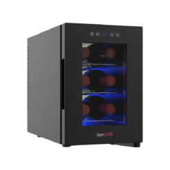 Ionchill IonChill 8752 6-Bottle Wine Cooler, 13-Liter Mini Fridge With Wine Rack And Temperature Control