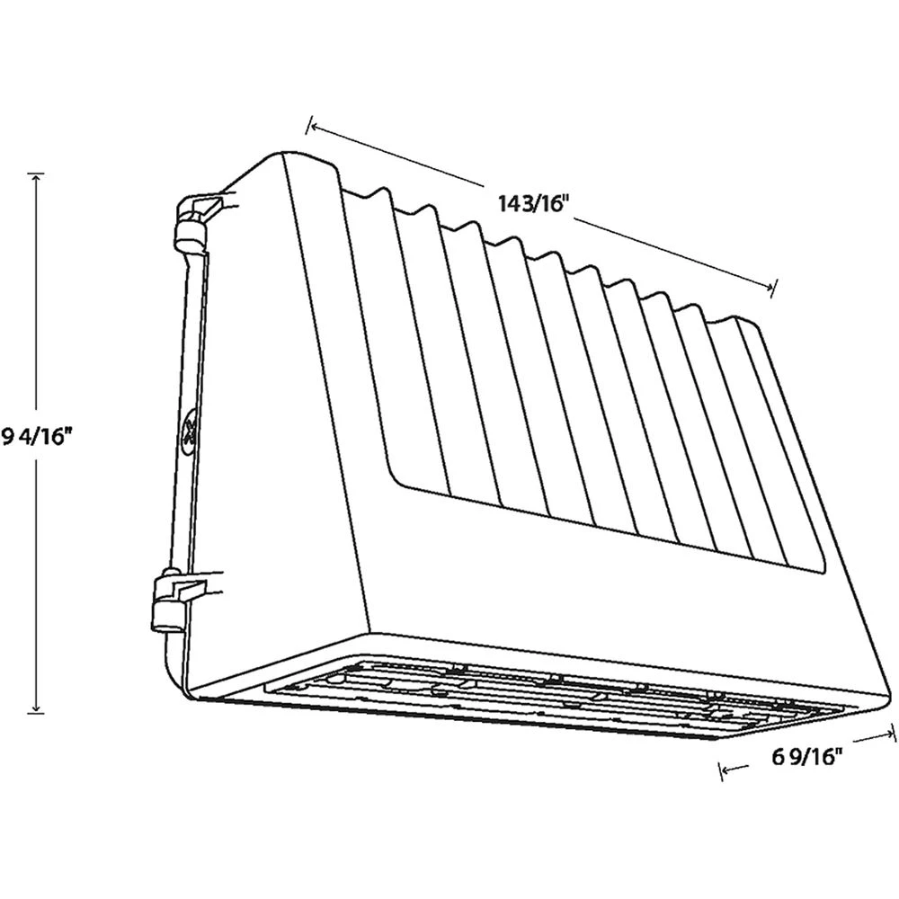 RAB Lighting RAB Lighting SLIM17FAFC100 SLIM17 Full Cutoff Fixture 120-277 Volt, Field Adjustable Color, Includes Photocell, 100,000 Life Hours, Dark Sky LED Outdoor Lighting Wall Pack Fixtures (100) 4 RAB Lighting RAB Lighting SLIM17FAFC100 SLIM17 Full Cutoff Fixture 120-277 Volt, Field Adjustable Color, Includes Photocell, 100,000 Life Hours, Dark Sky LED Outdoor Lighting Wall Pack Fixtures (100) - Image 4