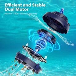 Neobot Neobot X2 Cordless Pool Cleaner, Automatic Robotic Pool Vacuum, Lasts Up To 120 Mins, Dual-Motor, Self-Parking, Pool Vacuum For Above/In Ground Flat Pools Up To 914 Sq Ft -Digitopia Deals Store e6c8945002424ce8ba4718cf74cea8d1