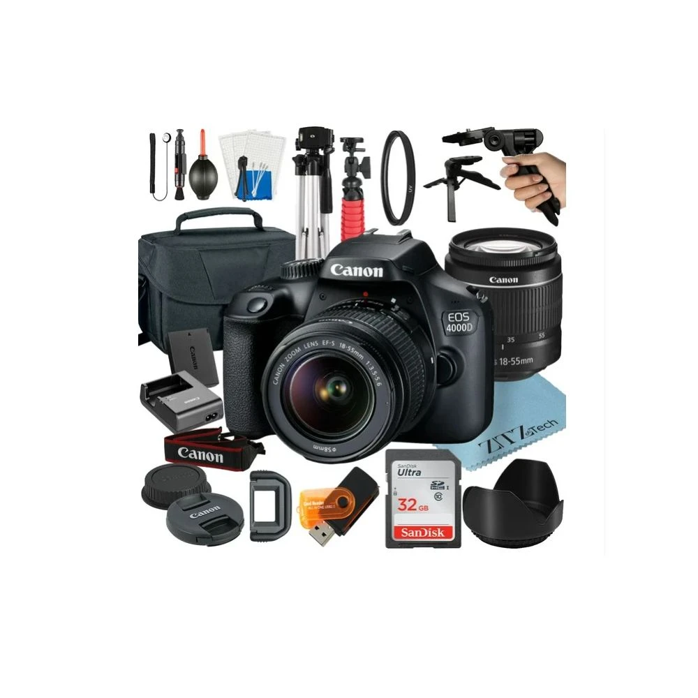 Canon® Canon Canon Canon EOS 4000D DSLR Camera Bundle 18.0MP 18-55mm Zoom Lens 1 Canon® Canon Canon Canon EOS 4000D DSLR Camera Bundle 18.0MP 18-55mm Zoom Lens