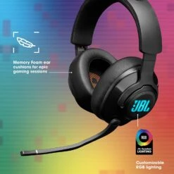 JBL JBL JBLQUANTUM400BLKAM Quantum 400 - Wired Over-Ear Gaming Headphones With USB And Game-Chat Balance Dial - Black -Digitopia Deals Store ed07468ba57c4488856eff48fb3eeff6