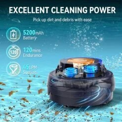 Neobot Neobot X2 Cordless Pool Cleaner, Automatic Robotic Pool Vacuum, Lasts Up To 120 Mins, Dual-Motor, Self-Parking, Pool Vacuum For Above/In Ground Flat Pools Up To 914 Sq Ft -Digitopia Deals Store ef7c95ca82454e87b84d2066dcb7e12e