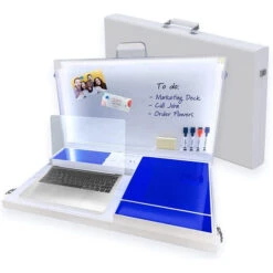 Worky Worky THO-01 15 In 1 Portable Multifunction Workstation Desk With Built-in Power And Charging