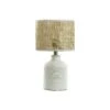 StyleCraft Stylecraft 22" Textured Ceramic With Rattan Hardback Shade Table Lamp TL17101JCADS - WHITE DROPSHIP ONE SIZE