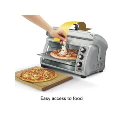 Hamilton Beach Hamilton Beach 31127 Easy Reach Toaster Oven With Roll-Top Door, Silver -Digitopia Deals Store f76e673116524c8fa0b80d8219554548