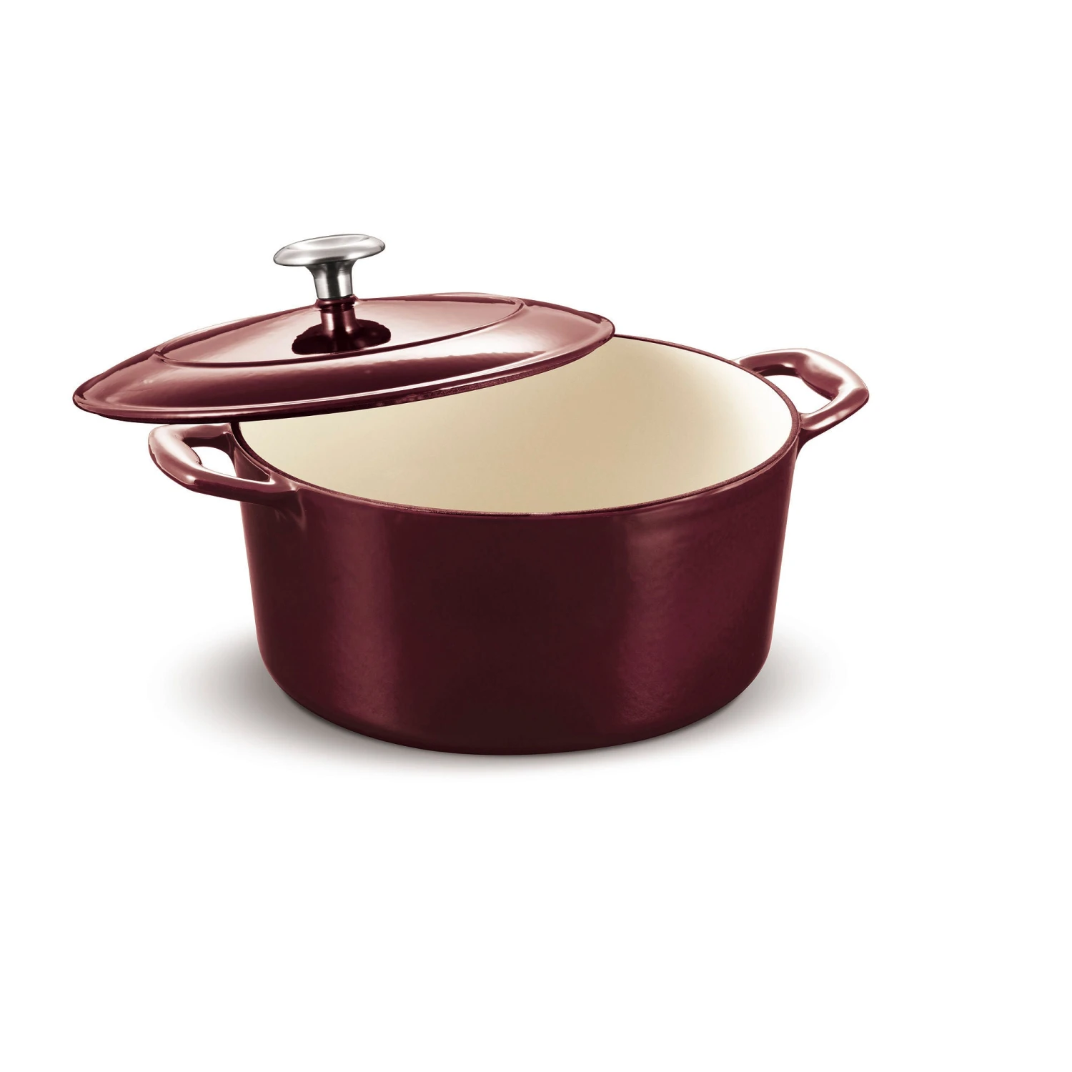 Tramontina Tramontina Gourmet 5.5-Qt. Cast Iron Dutch Oven - MAJOLICA RED ONE SIZE 2 Tramontina Tramontina Gourmet 5.5-Qt. Cast Iron Dutch Oven - MAJOLICA RED ONE SIZE - Image 2