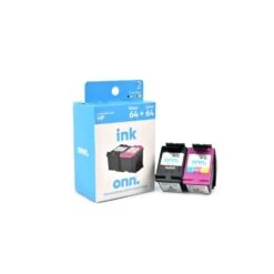 ONN ONN INHPCL100014173 HP 64 Black And 64 Tri-Color Remanufactured Ink, 2 Cartridges 6 ONN ONN INHPCL100014173 HP 64 Black And 64 Tri-Color Remanufactured Ink, 2 Cartridges -Digitopia Deals Store f9478d3d9c0a4701a2d0a6566e300206