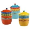 Certified International Certified International 3-Pc. Valencia Canister Set - MULTI ONE SIZE