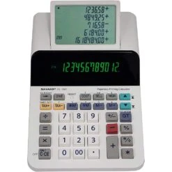 Sharp Sharp El-1501 Compact Cordless Paperless Large 12-Digit Display Desktop Printing Calculator -Digitopia Deals Store fa9a73d967cc4d31ae211ea40431db13