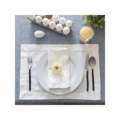 Design Imports Design Imports Solid Chambray Tablecloth - BLUE ONE SIZE -Digitopia Deals Store fd0e1f9cb01946e2b64eb6efd30b0de9