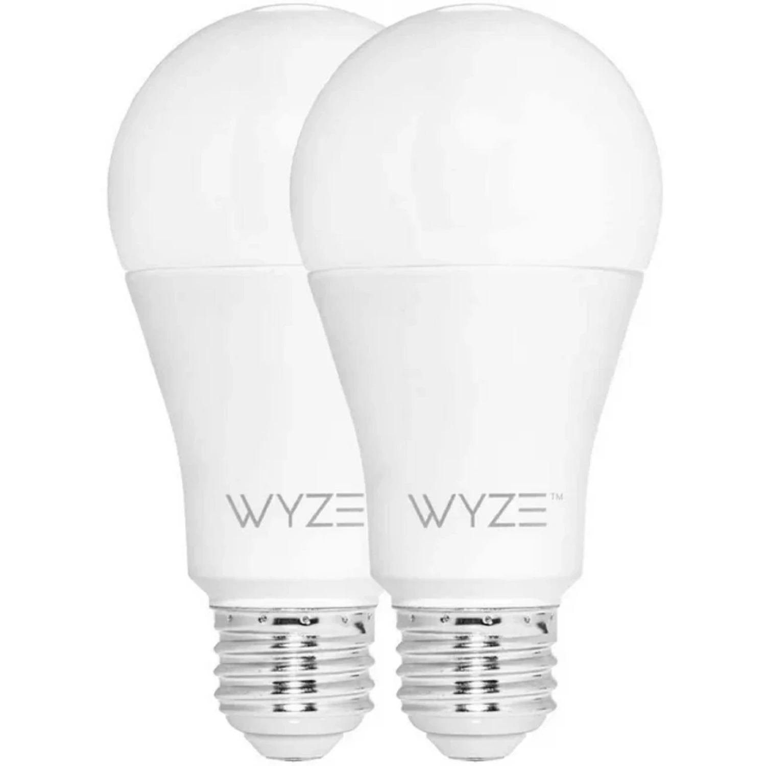 Wyze Wyze WLPA19V2-2PK LED 9.5W (60W Equivalent) White Smart Home Light Bulb, Dimmable 2 Pack 1 Wyze Wyze WLPA19V2-2PK LED 9.5W (60W Equivalent) White Smart Home Light Bulb, Dimmable 2 Pack