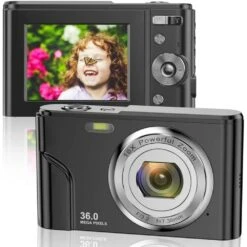 ACTITOP ACTITOP DC311L-BLACK Kids' Digital Camera Black (36MP)