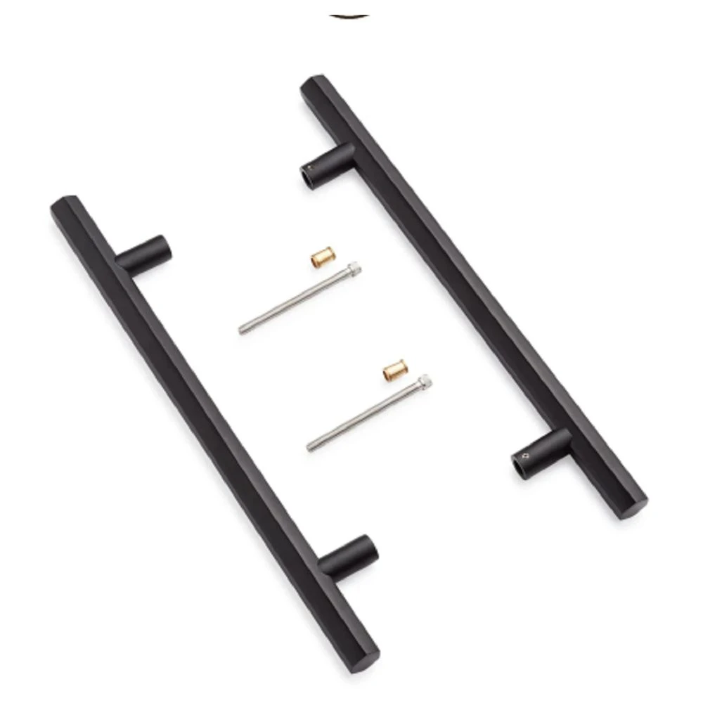 Signature Hardware Signature Hardware 479544 Khoit 18 Inch Center To Center Back To Back Door Pull, Black 2 Signature Hardware Signature Hardware 479544 Khoit 18 Inch Center To Center Back To Back Door Pull, Black - Image 2