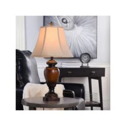 StyleCraft Stylecraft 28.5" Sienna Table Lamp - DK BROWN ONE SIZE -Digitopia Deals Store fe40a751035140c493269f9c0539dd86