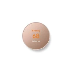 Google Google GA02082-US Nest Smart Thermostat For Home In Sand