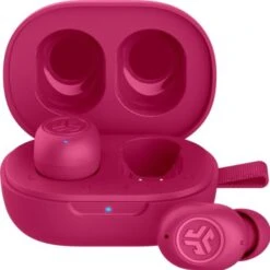 JLAB JLab EBJBMINIRPNK124 JBuds Mini True Wireless Bluetooth Earbuds - Pink