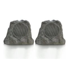 NAXA Electronics Naxa Electronics SPS-2000-SL SOUND PRO Dual Bluetooth Active Rock Speaker Pair, Gray Slate